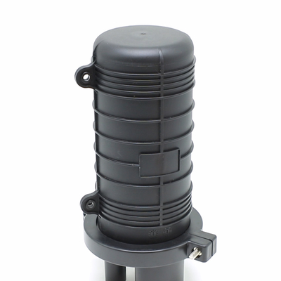 Dome Fiber Optic Box 12 Core 24 Core 36 Core 1 Input 2 Output ABS Hitam Mini Fiber Splice Closure