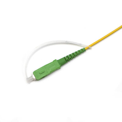 Desain Baru Diuji Singlemode Simplex 3 5 10M SC / APC - FC / APC FTTH OFNP Fiber Optic Patch Cord