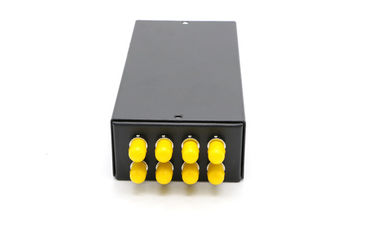 FTTH 8 Port Kotak Terminal Serat Optik ST Port Adaptor Penyisipan - Jenis Kopling