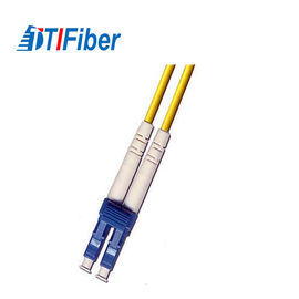 SM 9/125 LC Fiber Optik Pigtail, 0,9mm OFNP Fiber Optic Line Dengan Jacketed