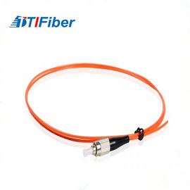 Warna Oranye Berjaket Single Mode Pigtail 0.9mm OFNP PVC LSZH OFNR OFNP Jenis Kabel