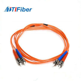 ST Ke ST Fiber Optic Patch Cord Multimode Duplex 1m 3.28ft 50 / 125um OM2 Multi Warna
