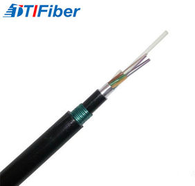 Double PE Jacket Fiber Optic Cable Lapis Baja Langsung Terkubur Luar GYFTA53