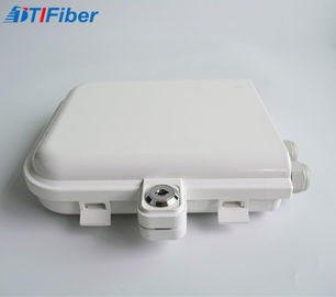 Bahan ABS Fiber Optic Terminal Box 8 Core IP68 Waterproof Wall Mounted