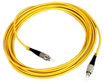 FC Fiber Patch Cord dengan Kabel Kuning, SM, MM Fiber Optic