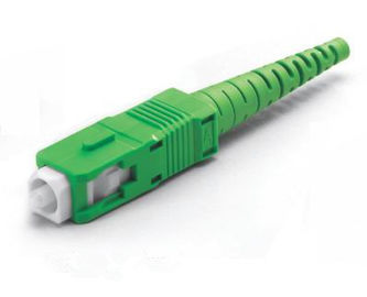 Duplex serat optik konektor, konektor serat APC SC hijau untuk tes