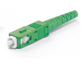 Duplex serat optik konektor, konektor serat APC SC hijau untuk tes
