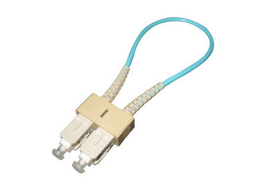 OM3 LC Fiber Optic Loopback untuk jaringan CATV / jaringan Premise