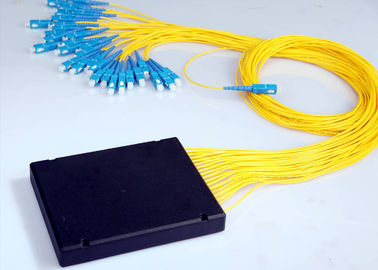 1 × 8 PLC Fiber Optic Splitter Baja Paket Tube dan LSZH
