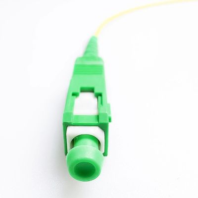 LC / APC 0.9mm Serat optik Pigatil Jumper Jaringan singlemode PVC Fiber optic pigtail