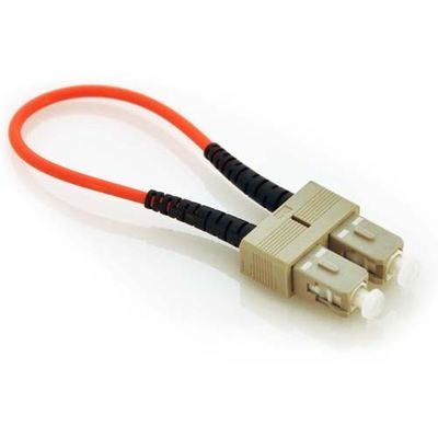 Loopback Optik Lc / Upc Atau Lc / Apc Duplex Pvc 9/125 Single Mode Fiber Optic Loopback