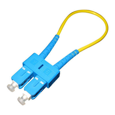 Loopback Optik Lc / Upc Atau Lc / Apc Duplex Pvc 9/125 Single Mode Fiber Optic Loopback