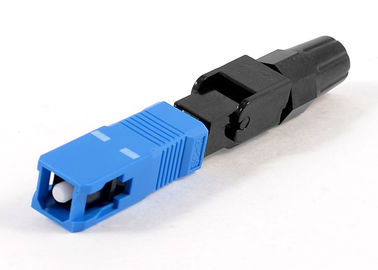 Pra - dipoles Pluggable SC cepat serat optik konektor untuk menjaga jaringan optik