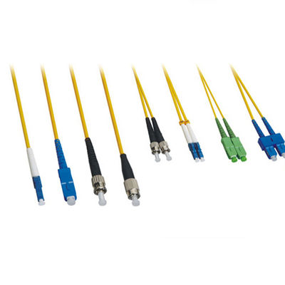 FTTH Singlemode Duplex Fiber Optic Jumper Cable Kehilangan Penyisipan Rendah