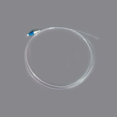 FTTH Transparan LC UPC Fiber Optic Patch Cord Simplex Tak Terlihat