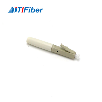 Multimode LC UPC Fiber Quick Connector Konektor Cepat Plastik Untuk Solusi FTTH