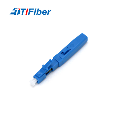 LC UPC Singlemode Simplex Fiber Optic Fast Connector Untuk FTTH