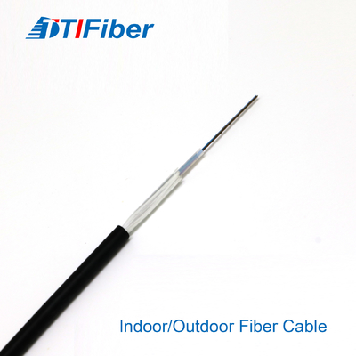 Indoor Outdoor Non Metallic SM G652D Fiber Optic Cable Tikus Bukti Untuk FTTH