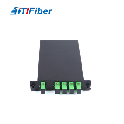 1 * 4 Kotak Splitter Fiber PLC SC / APC Optik Dengan Jenis Sisipan