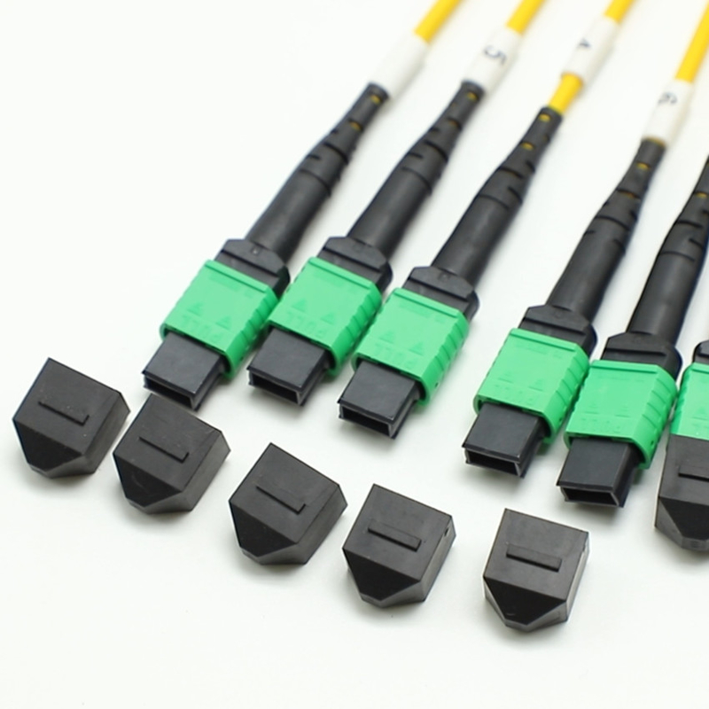 100g 200g mpo jantan betina 8 12 16 24 24 Fiber to mpo betina jantan fiber optic patch cord untuk kabel kepadatan tinggi di ruang kecil